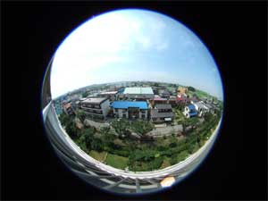 Fisheye view with FC-E8